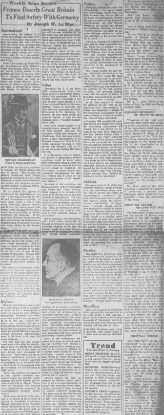 other Newspaper clipping from Dec 1, 1938 5732122