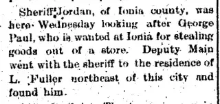 Crime Newspaper clipping from Jan 6, 1898 5732296