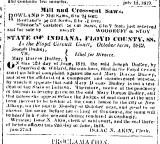 Marriage Newspaper clipping from Jul 13, 1849 5732551