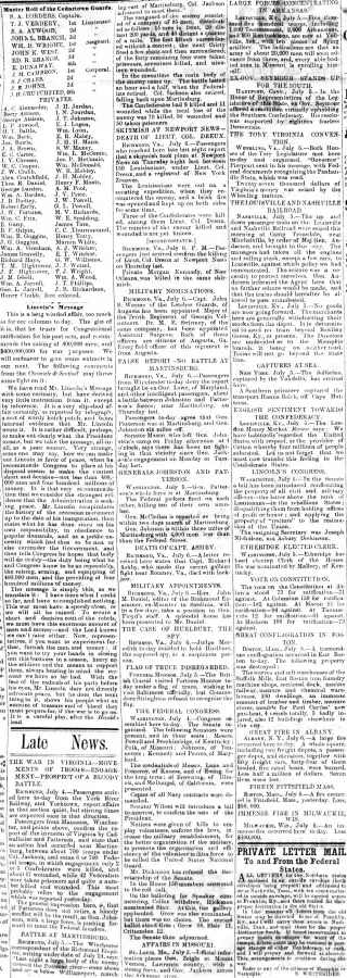 other Newspaper clipping from Jul 9, 1861 5733146