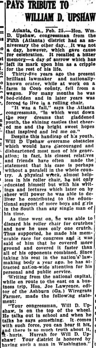 other Newspaper clipping from Feb 25, 1920 5733533