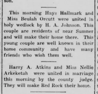 Marriage Newspaper clipping from Jun 14, 1924 5733539