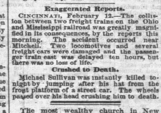 other Newspaper clipping from Feb 13, 1872 5733638