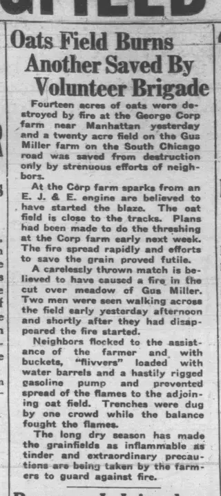 other Newspaper clipping from Jul 22, 1921 5733961