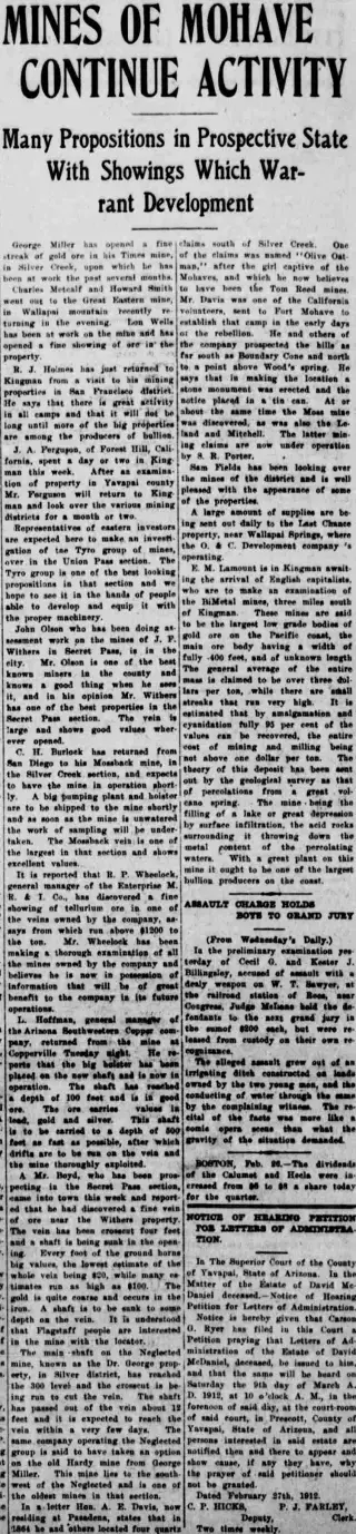 other Newspaper clipping from Feb 28, 1912 5733968