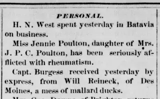 other Newspaper clipping from Nov 27, 1880 5734088