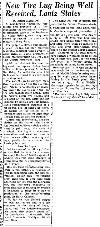 Business Newspaper clipping from Dec 2, 1950 5734574