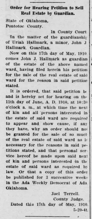other Newspaper clipping from May 20, 1910 5734738