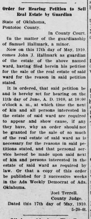 other Newspaper clipping from May 20, 1910 5734751