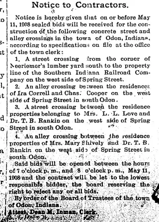 other Newspaper clipping from May 1, 1908 5734973