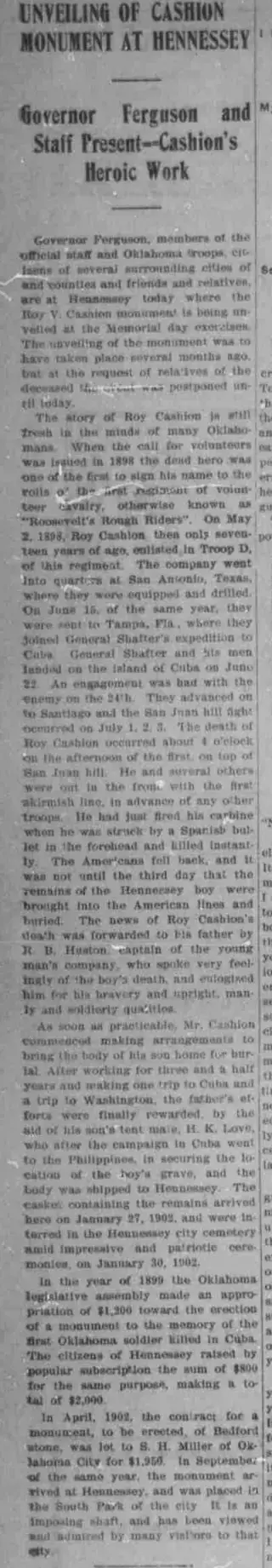 other Newspaper clipping from May 30, 1903 5734985