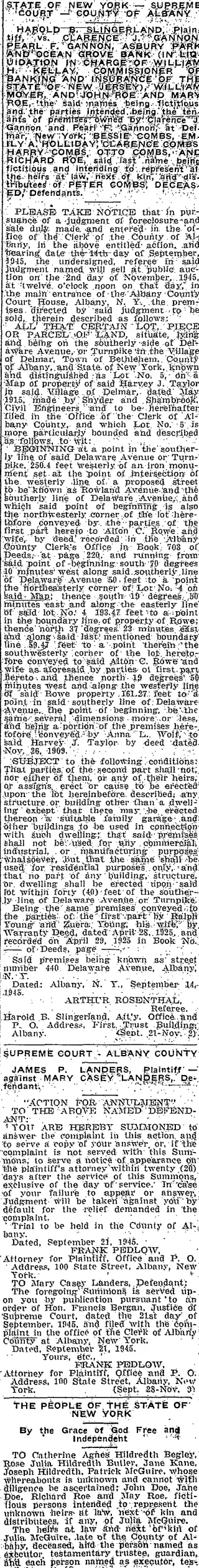 other Newspaper clipping from Oct 12, 1945 5735241