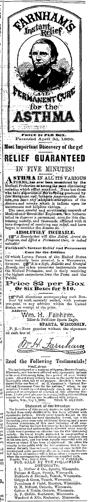 other Newspaper clipping from Aug 22, 1866 5735297