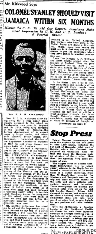 other Newspaper clipping from Sep 26, 1944 5736008