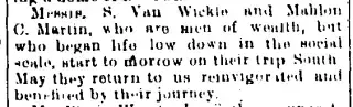 other Newspaper clipping from Feb 9, 1887 5736329