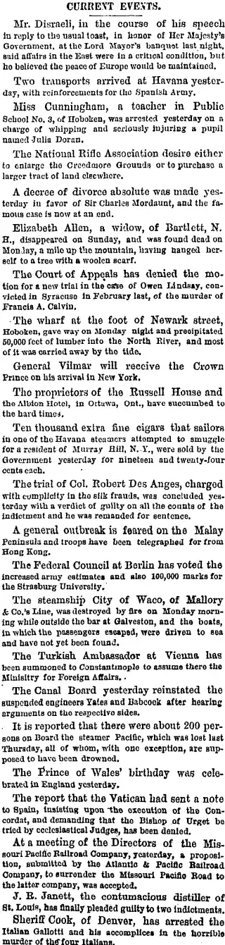 other Newspaper clipping from Nov 10, 1875 5736508