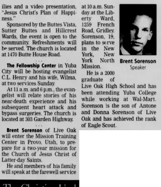 other Newspaper clipping from Aug 11, 2001 5736760