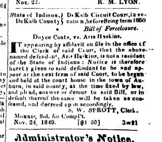 other Newspaper clipping from Dec 1, 1849 5736958