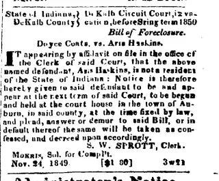 other Newspaper clipping from Nov 24, 1849 5736971