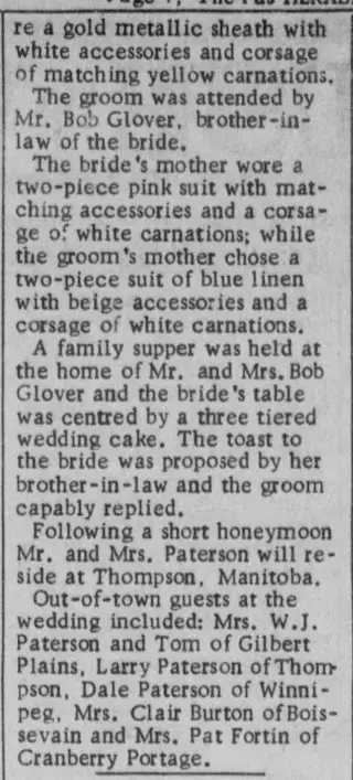 Marriage Newspaper clipping from Apr 12, 1967 5737065