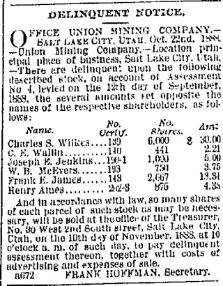 other Newspaper clipping from Nov 1, 1888 5737204