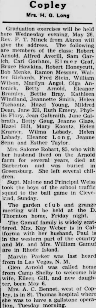 other Newspaper clipping from May 21, 1943 5737251