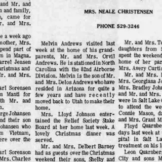 Military Newspaper clipping from Dec 31, 1970 5737253
