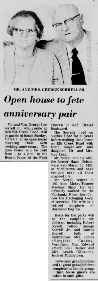 Anniversary Newspaper clipping from Feb 29, 1976 5737481