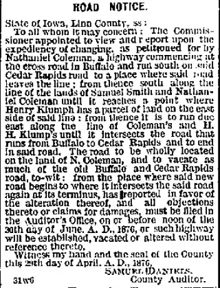 other Newspaper clipping from Jun 8, 1876 5737660
