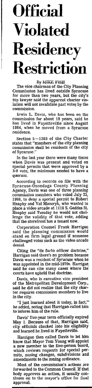 other Newspaper clipping from May 13, 1987 5737756
