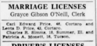 Marriage Newspaper clipping from Feb 28, 1957 5738102