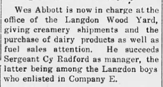 other Newspaper clipping from Jul 26, 1917 5738351