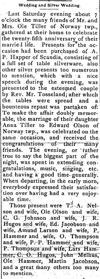 Marriage Newspaper clipping from May 17, 1895 5738530
