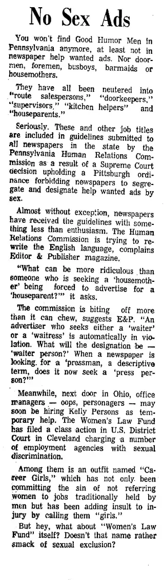 other Newspaper clipping from Oct 19, 1973 5738608