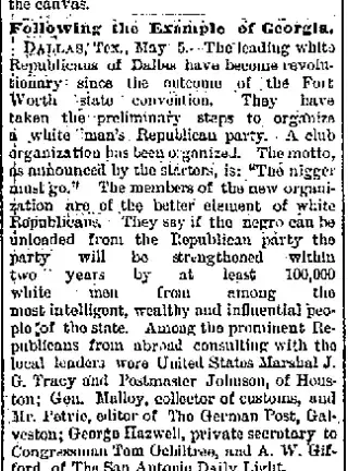 other Newspaper clipping from May 6, 1884 5738962