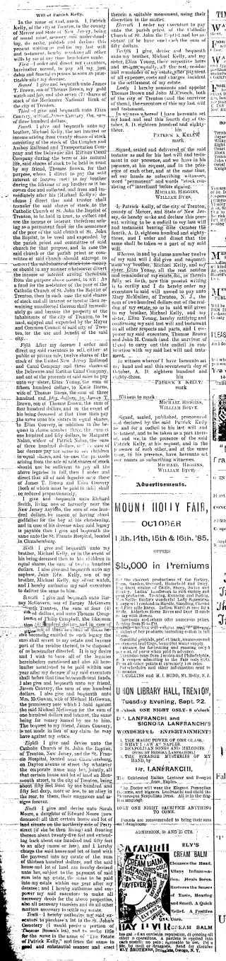 other Newspaper clipping from Sep 22, 1885 5739082