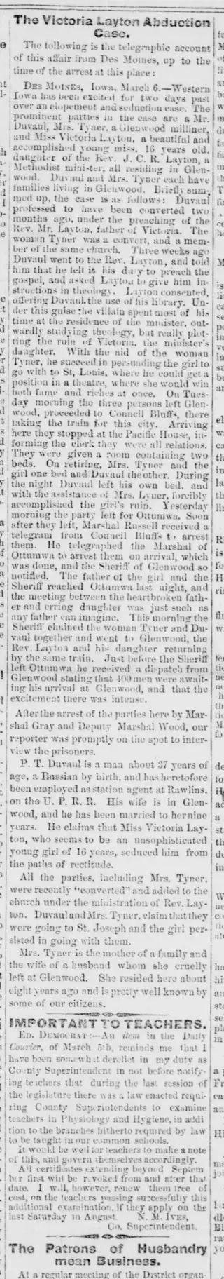 other Newspaper clipping from Mar 13, 1873 5739214