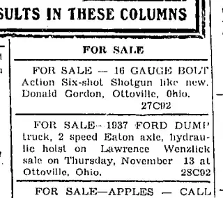 other Newspaper clipping from Nov 15, 1947 5739478