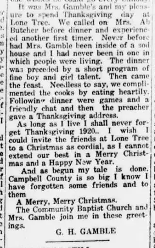 other Newspaper clipping from Dec 10, 1920 5739577