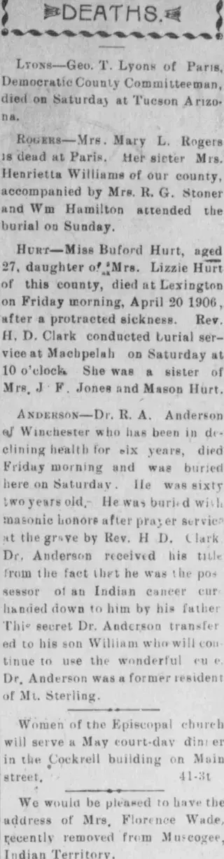 other Newspaper clipping from Apr 25, 1906 5739823