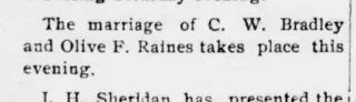 Marriage Newspaper clipping from Feb 28, 1900 5739863