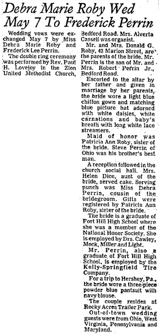 Marriage Newspaper clipping from May 15, 1977 5740076