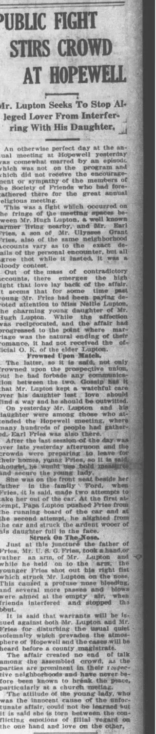 other Newspaper clipping from May 21, 1923 5740335