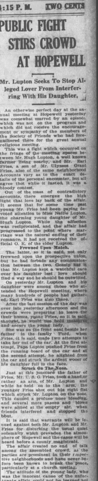 other Newspaper clipping from May 21, 1923 5740341