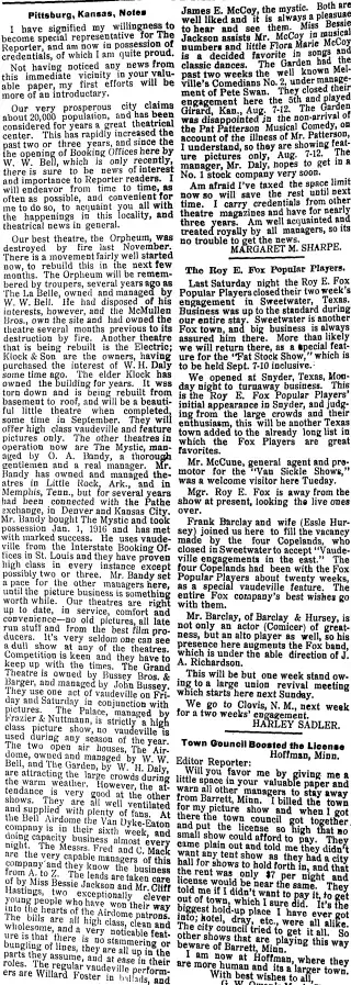 other Newspaper clipping from Aug 18, 1916 5740376