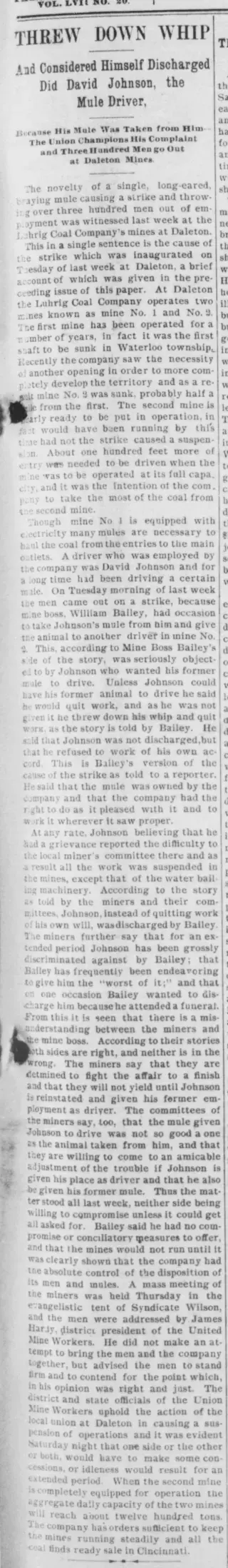 other Newspaper clipping from May 17, 1900 5740433