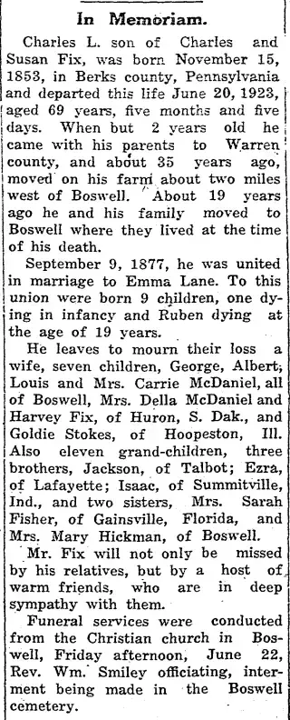 other Newspaper clipping from Jul 6, 1923 5740689
