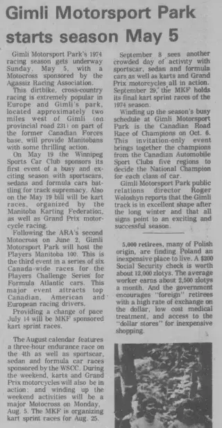 other Newspaper clipping from May 1, 1974 5740734