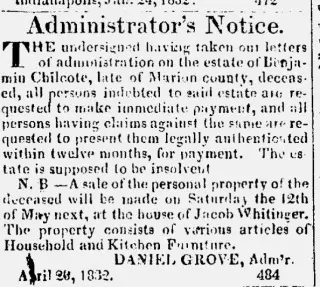 other Newspaper clipping from May 5, 1832 5740945