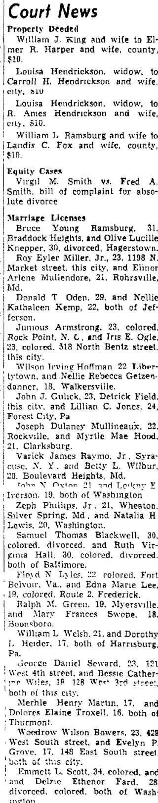 Marriage Newspaper clipping from Aug 11, 1942 5741118